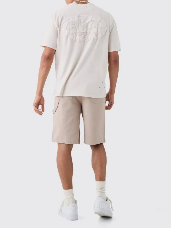 Regular Carpenter Overdyed Spring And Summer Comfort Denim Jorts