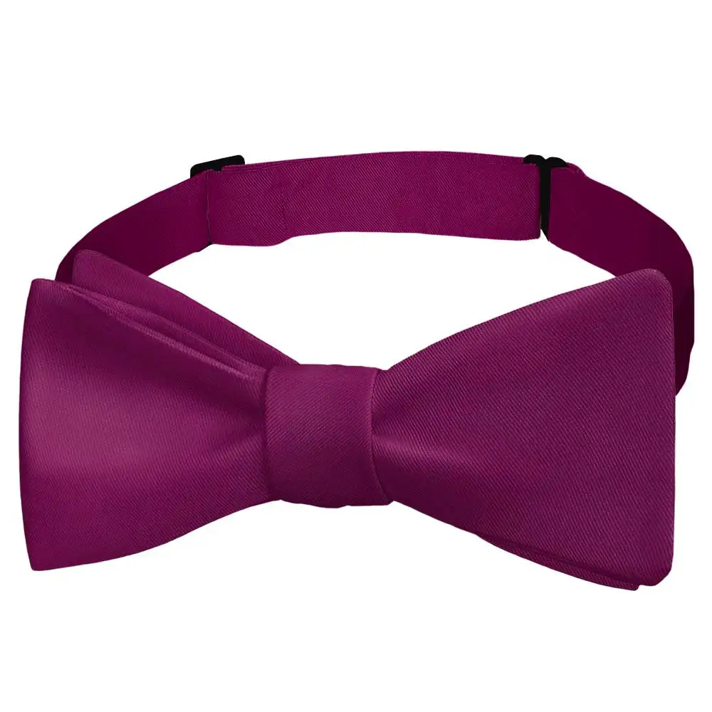 Clean Solid Pattern Bow Tie