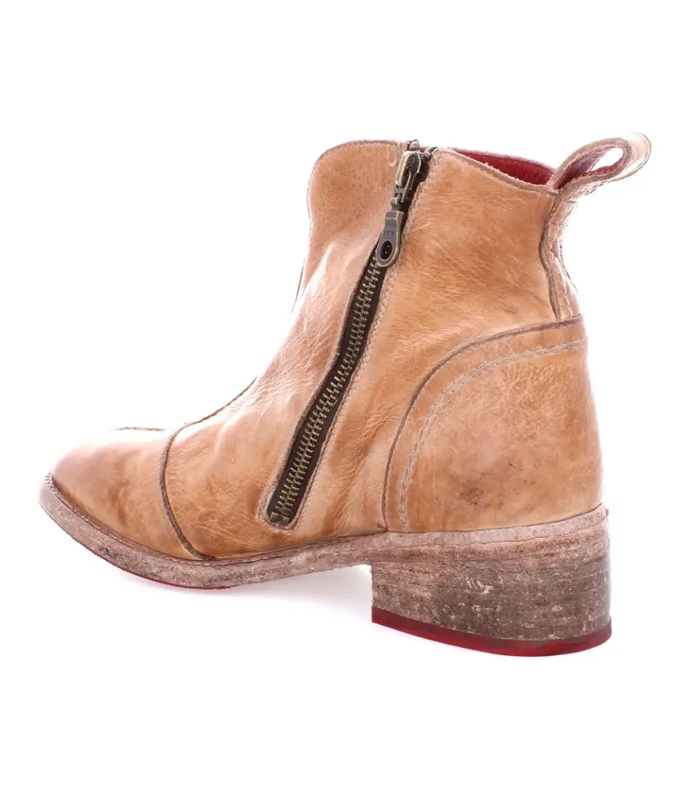 Pull-Tab Refined Ankle Boots