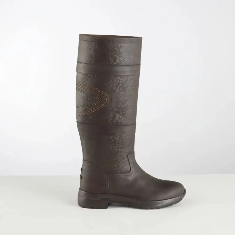 Relaxed Weather-Ready Leather Riding Boots