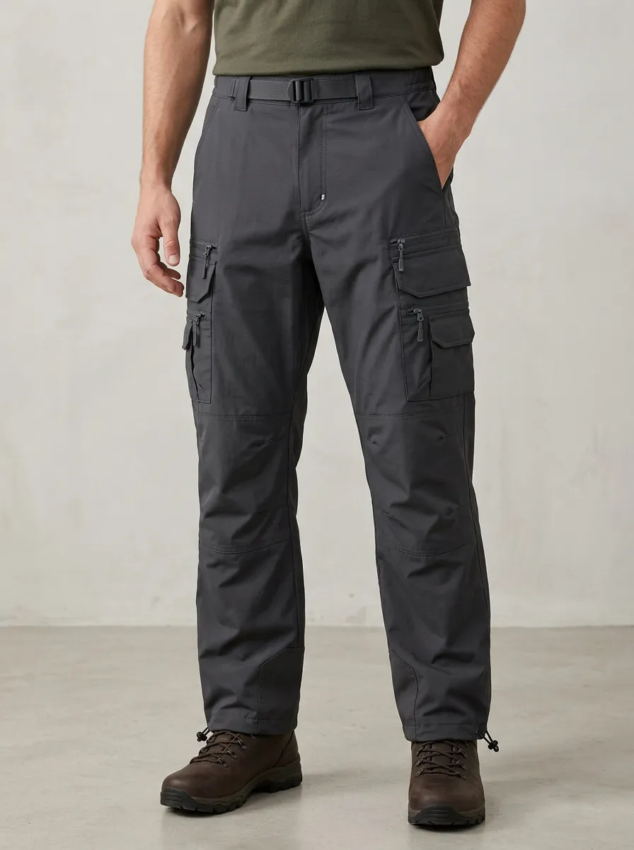 Versatile Cargo Pants with Tactical Detail