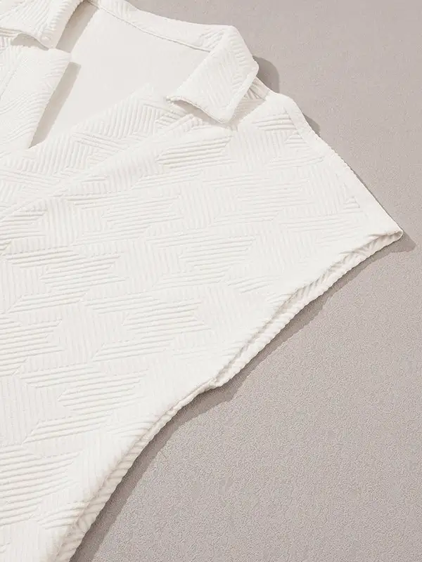 Relaxed Short Sleeve V-Neck Everyday T-Shirt