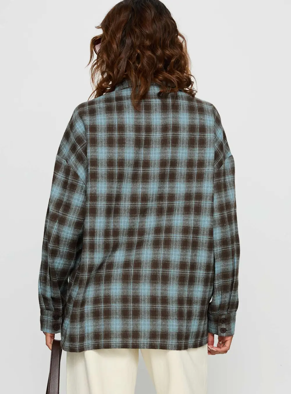 Easy Draped Button Up Collared Shirt