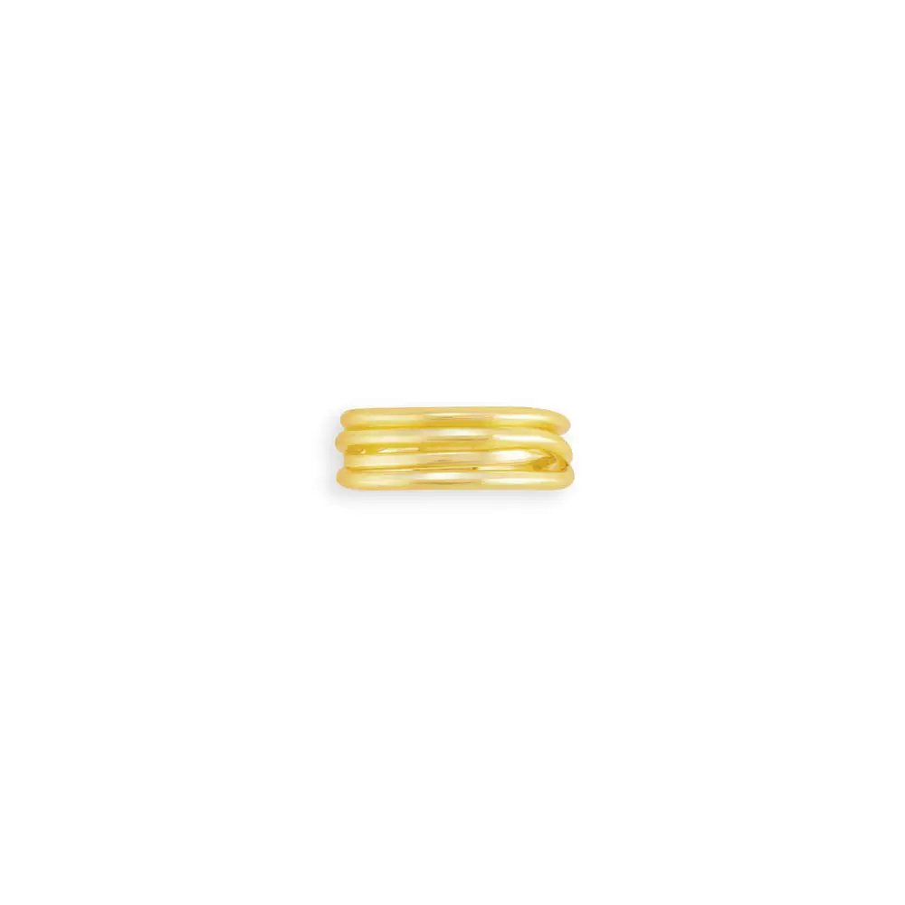 Polished Knuckle Brass Ring