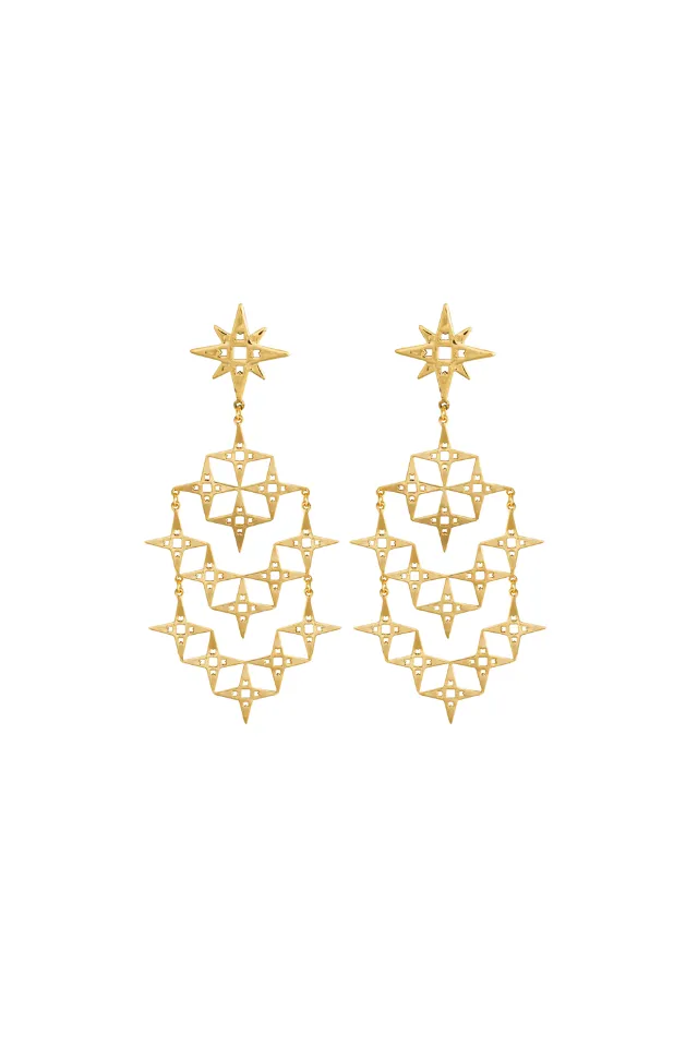 Star Drop Earrings