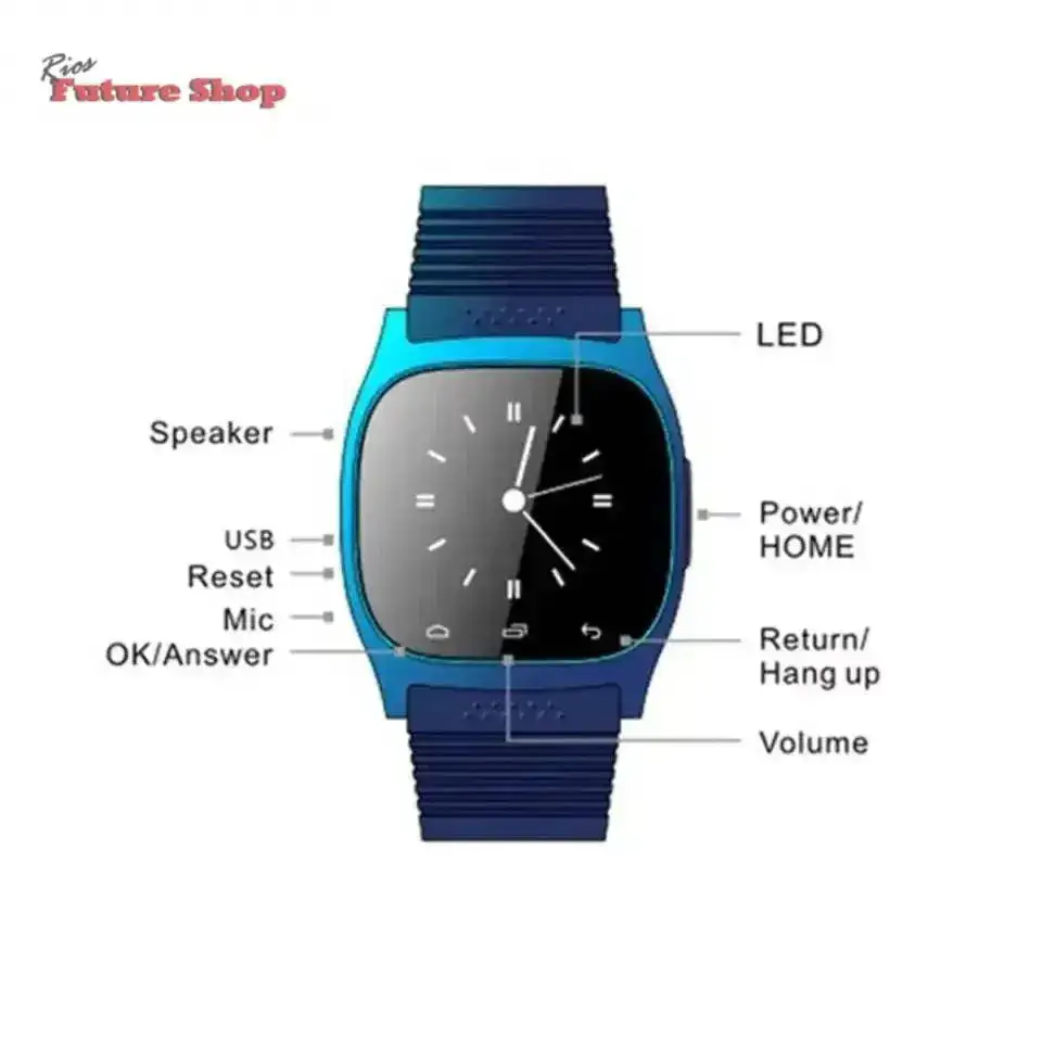 Smartwatch T8 Bluetooth with Camera Support SIM
