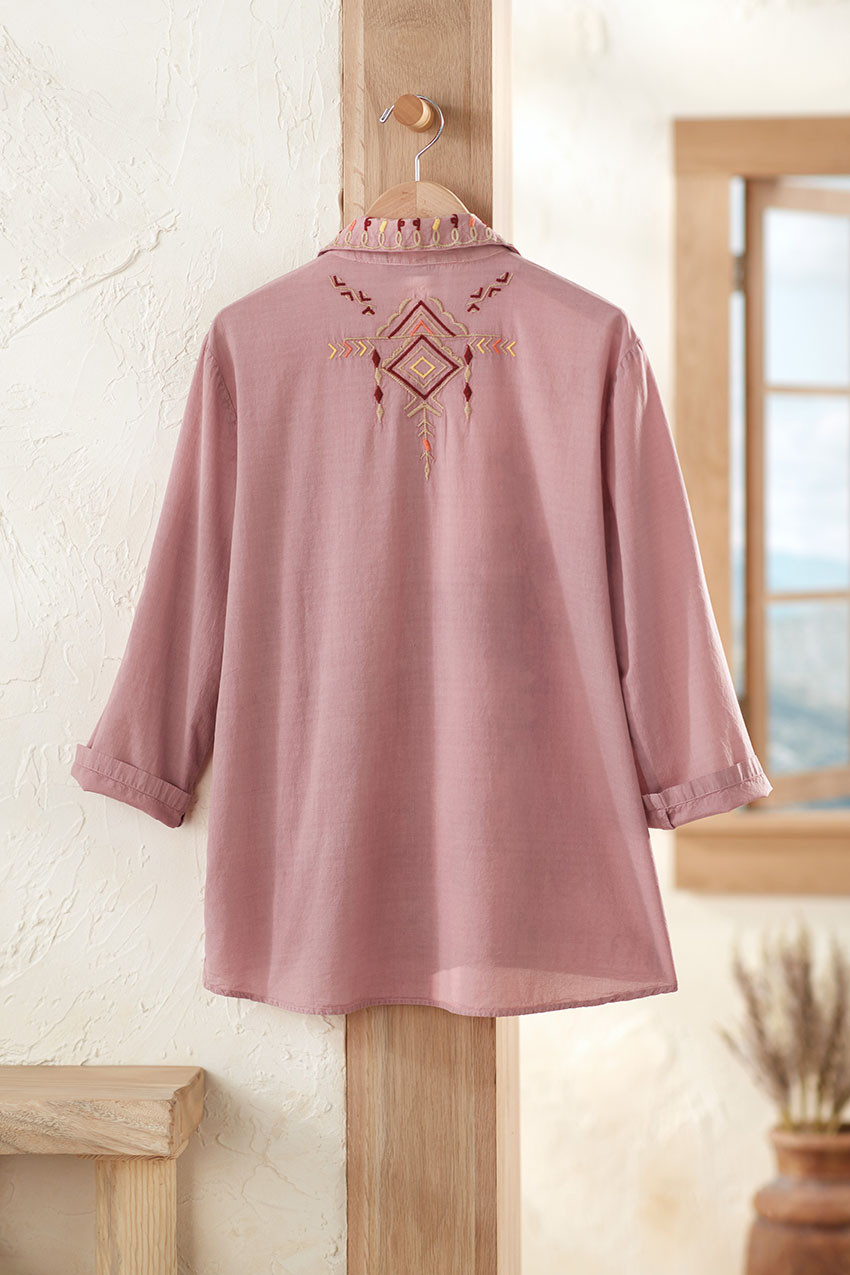 Santa Rosita Embroidered Shirt