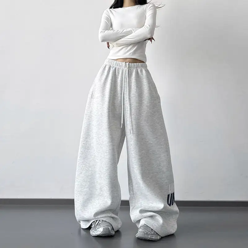 Women's Drawstring Printed Sweatpants