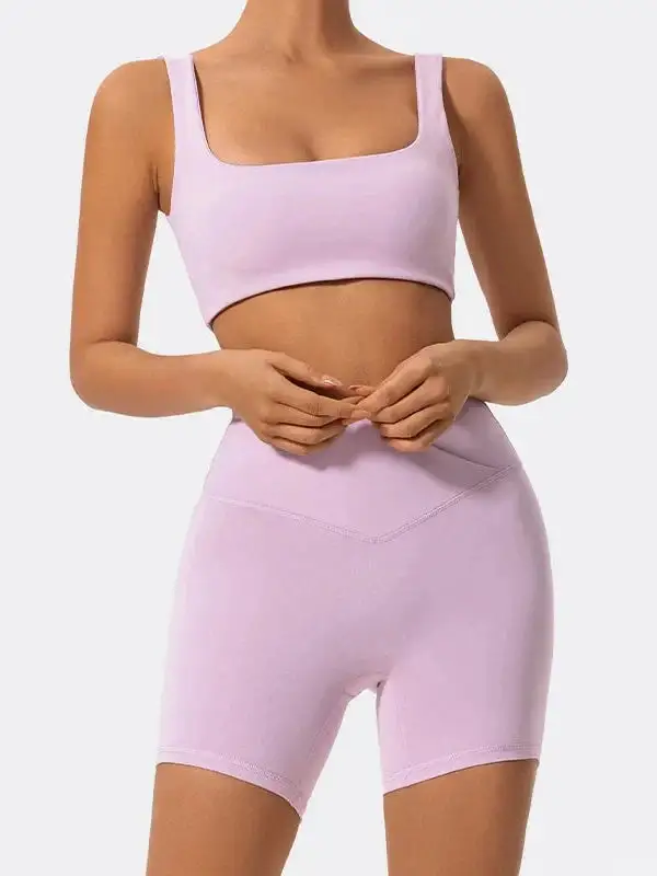 High-Waist Push-Up Yoga Set