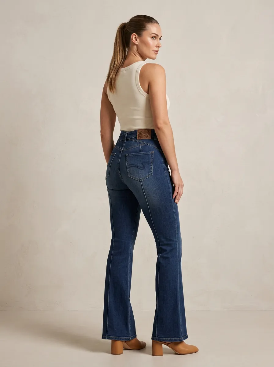 Women's High Waist Casual Denim Jeans
