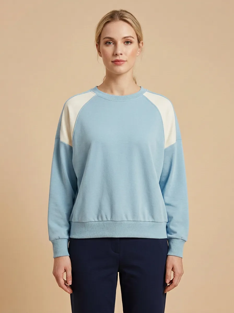 Women's Colorblock Raglan Sweatshirt