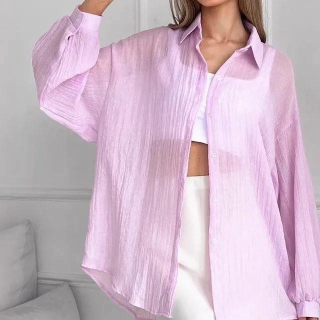 Lightweight Loose Sun Protection Shirt