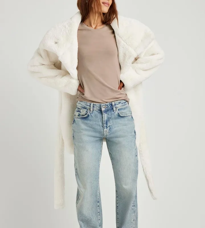 Airy Smooth Fur Jacket
