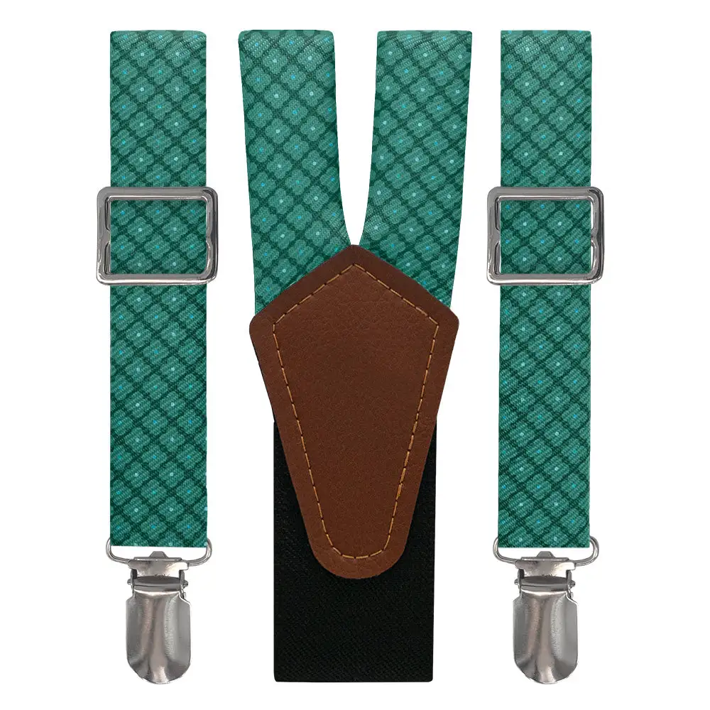 Piquena Floral Pattern Suspenders