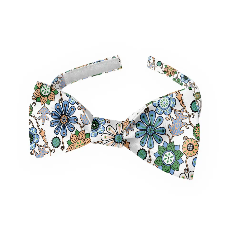 Rural Floral Motif Bow Tie