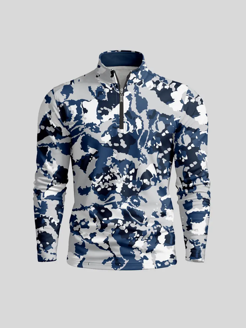 Polished Midweight Long Sleeve Pullover Golf Shirt