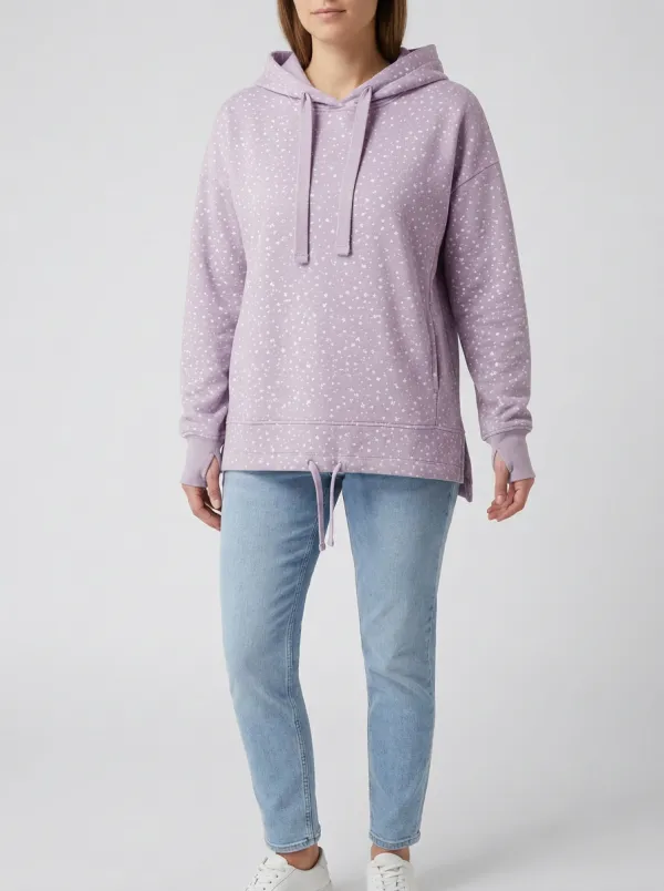 Women's Modern Floral Graphic Hoodie