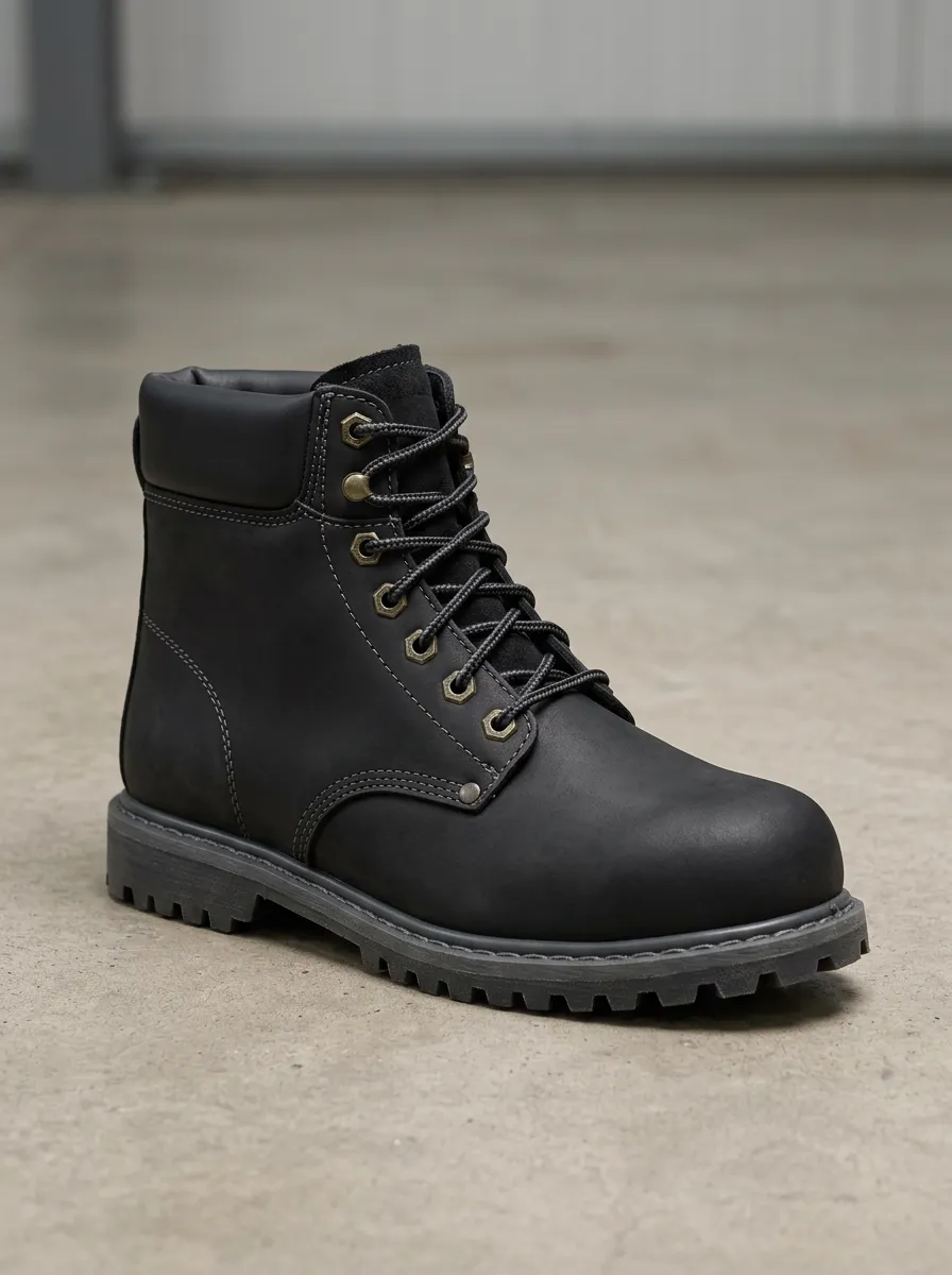 Men's Hex-Eyelet Ankle Work Boots