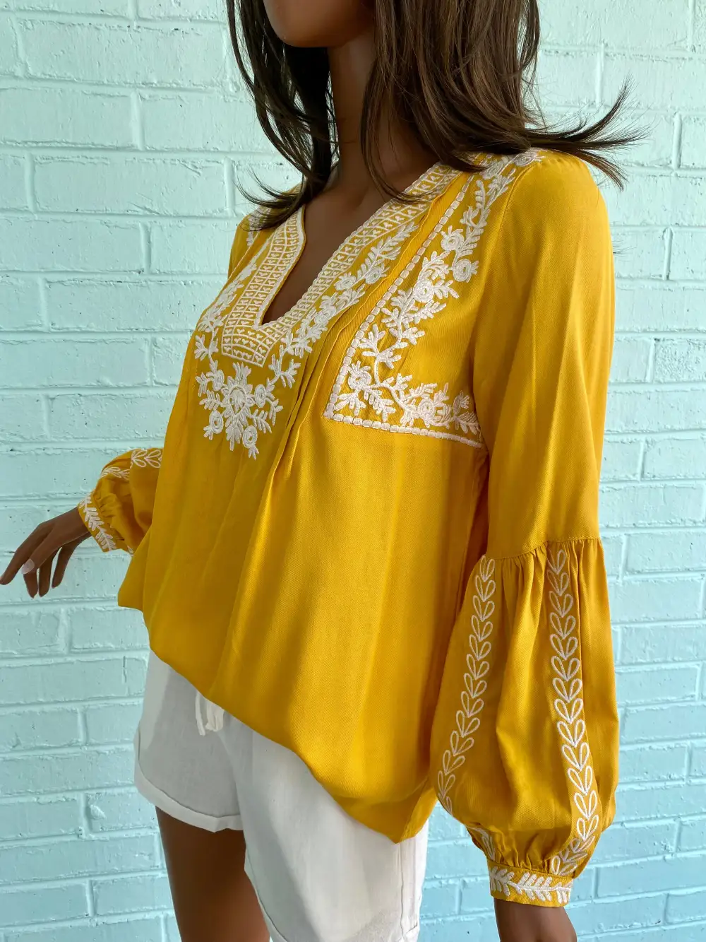 Relaxed Embroidered Blouse