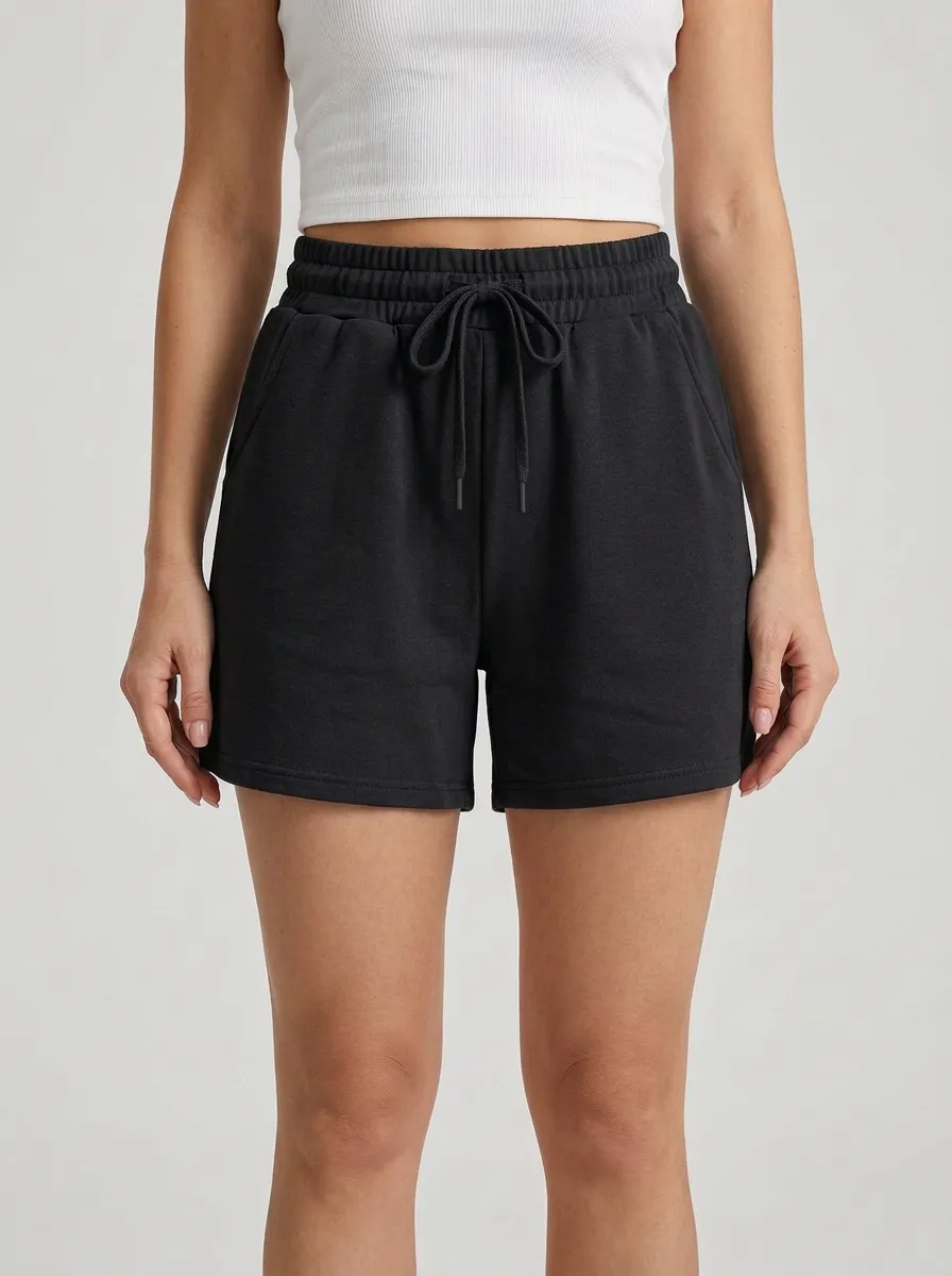 Women's Relaxed Drawstring Lounge Shorts