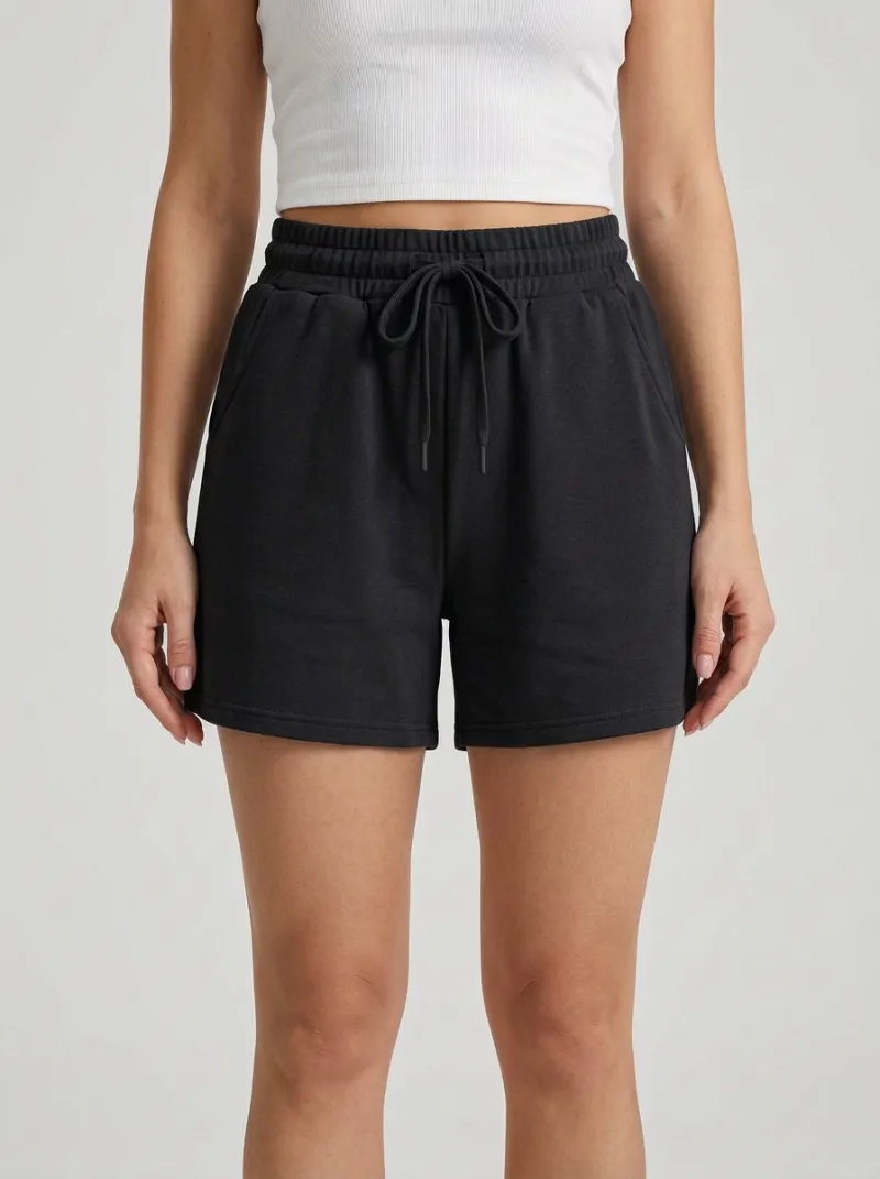 Women's Relaxed Drawstring Lounge Shorts