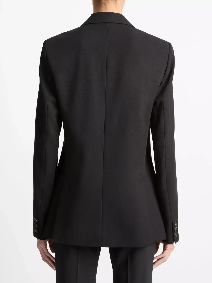 Casual Double-Breasted Blazer