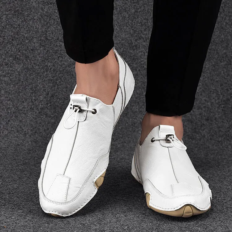 Leather Slip-On Shoes