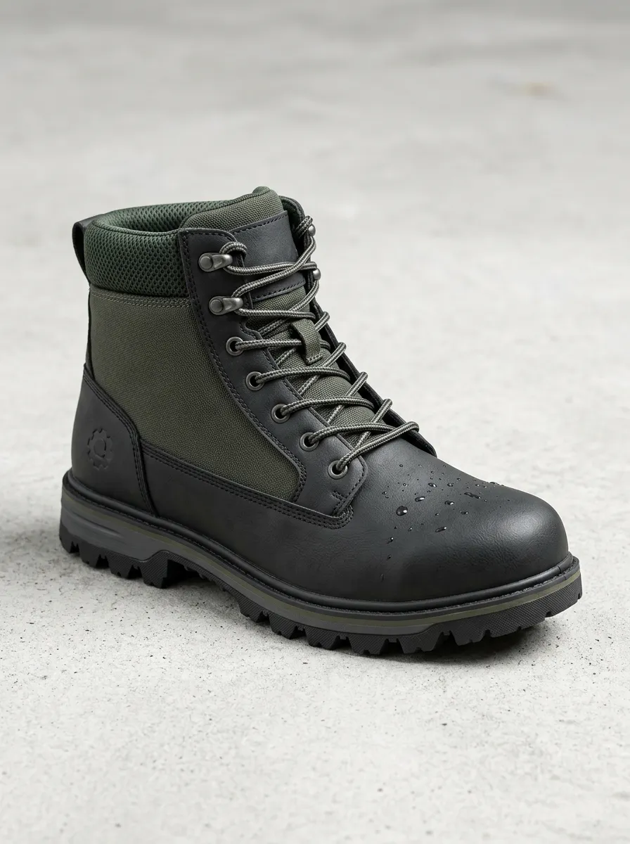 Men's Waterproof Tactical Outdoor Graphic Detail Work Boots