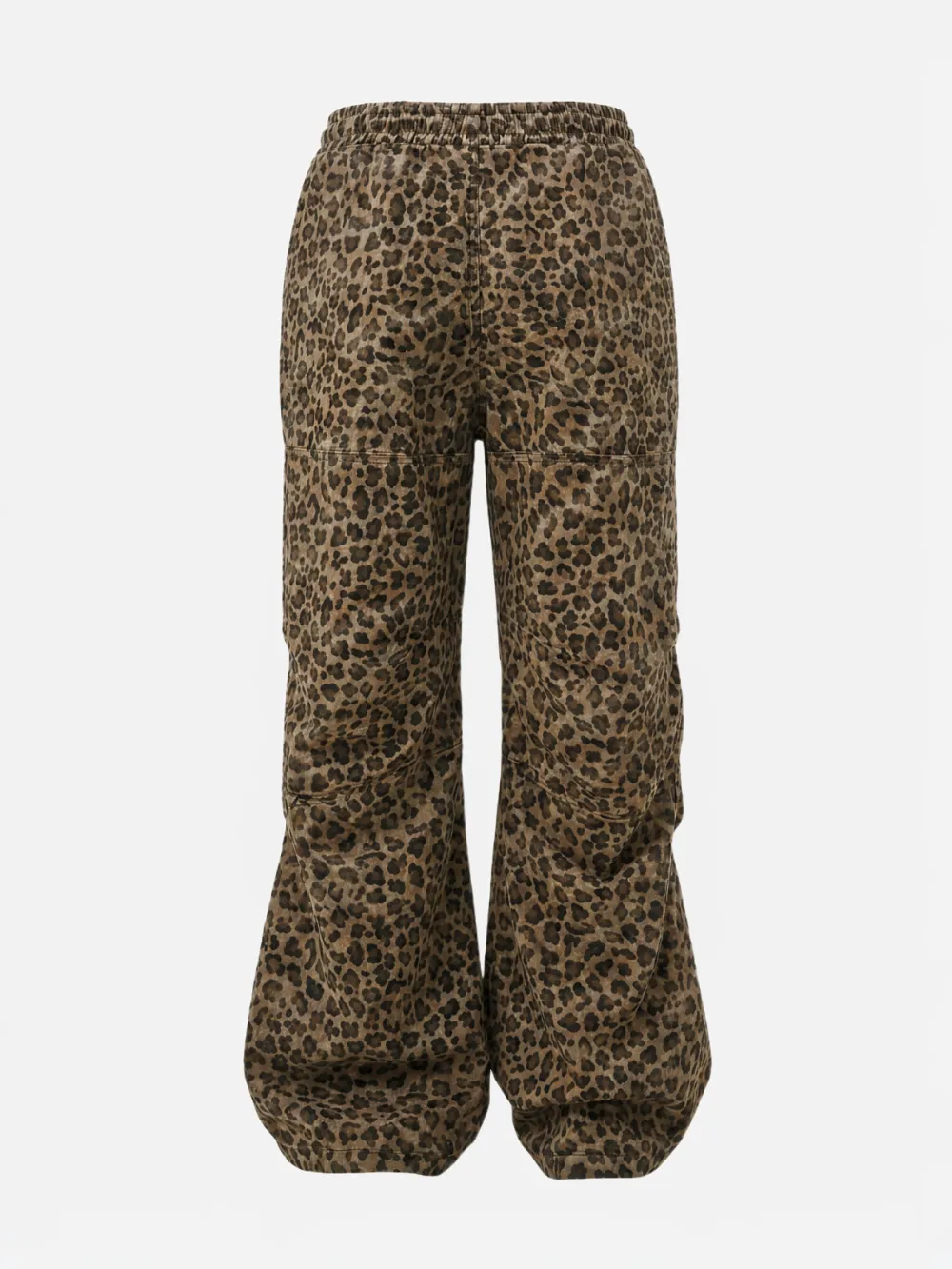 Wide-Leg Leopard Pants