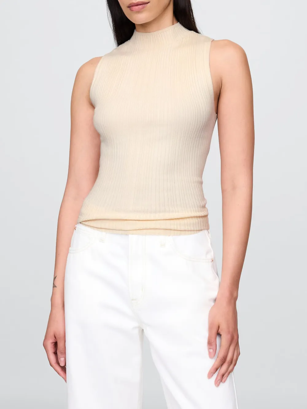 Long Ribbed Vest