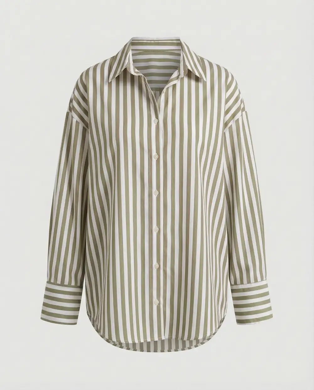 Lightweight Striped Relaxed Blouse