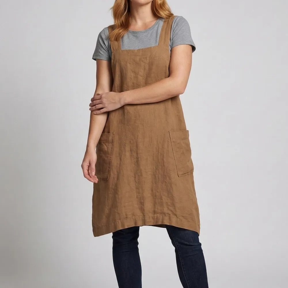 Women's A-Line Square-Neck Belted Boho Dress