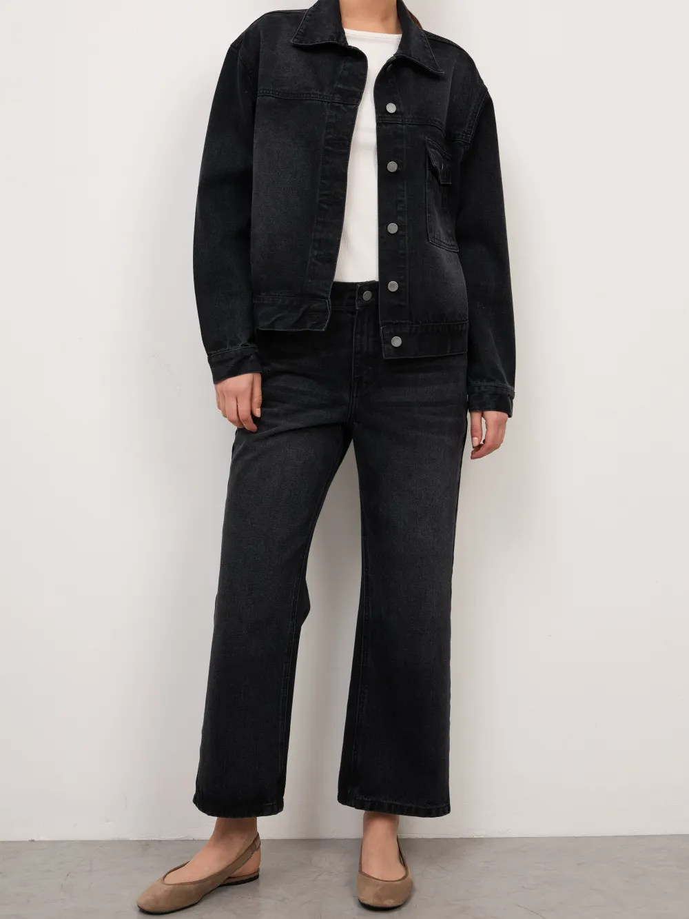 Everyday Layering Denim Fabric Jacket