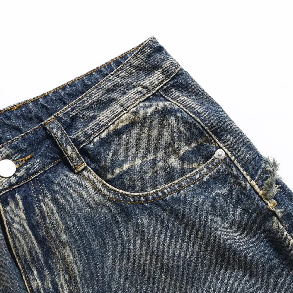 Patchwork Denim Jeans