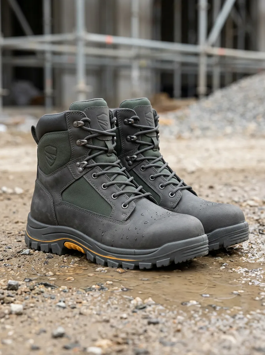 Outdoor-Ready Tactical Men's Waterproof Work Boots