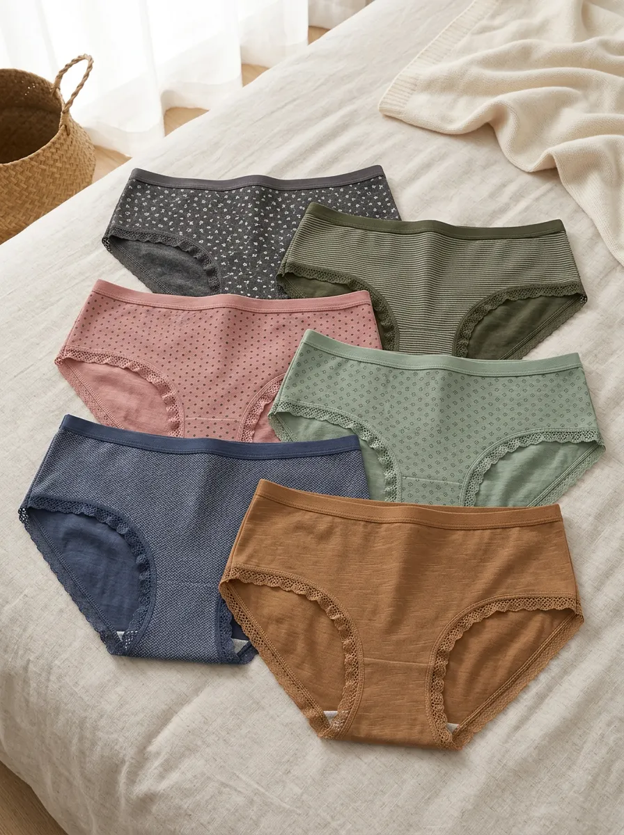 Women's Assorted Patterned Briefs Set