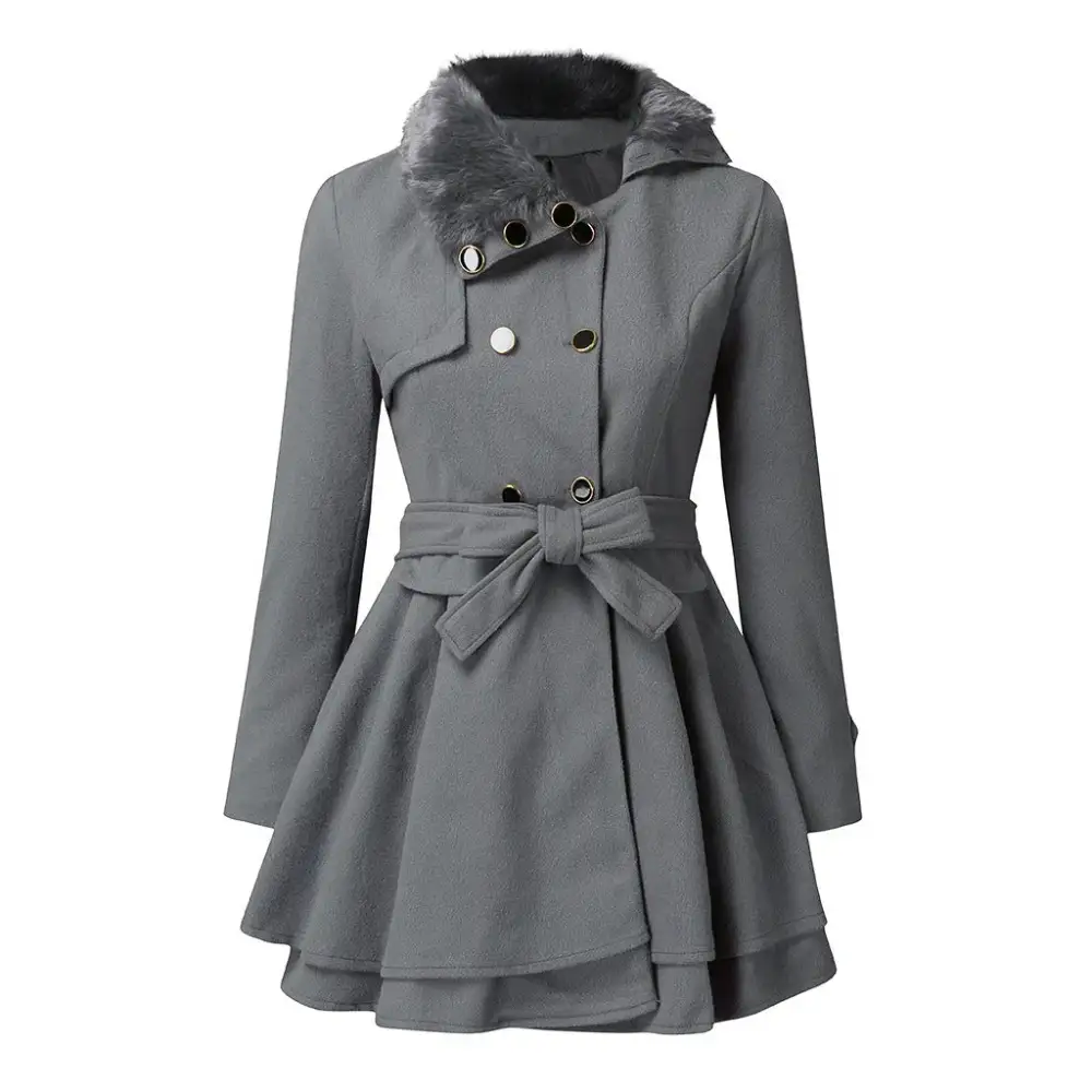 Vintage Flair Trench Coat