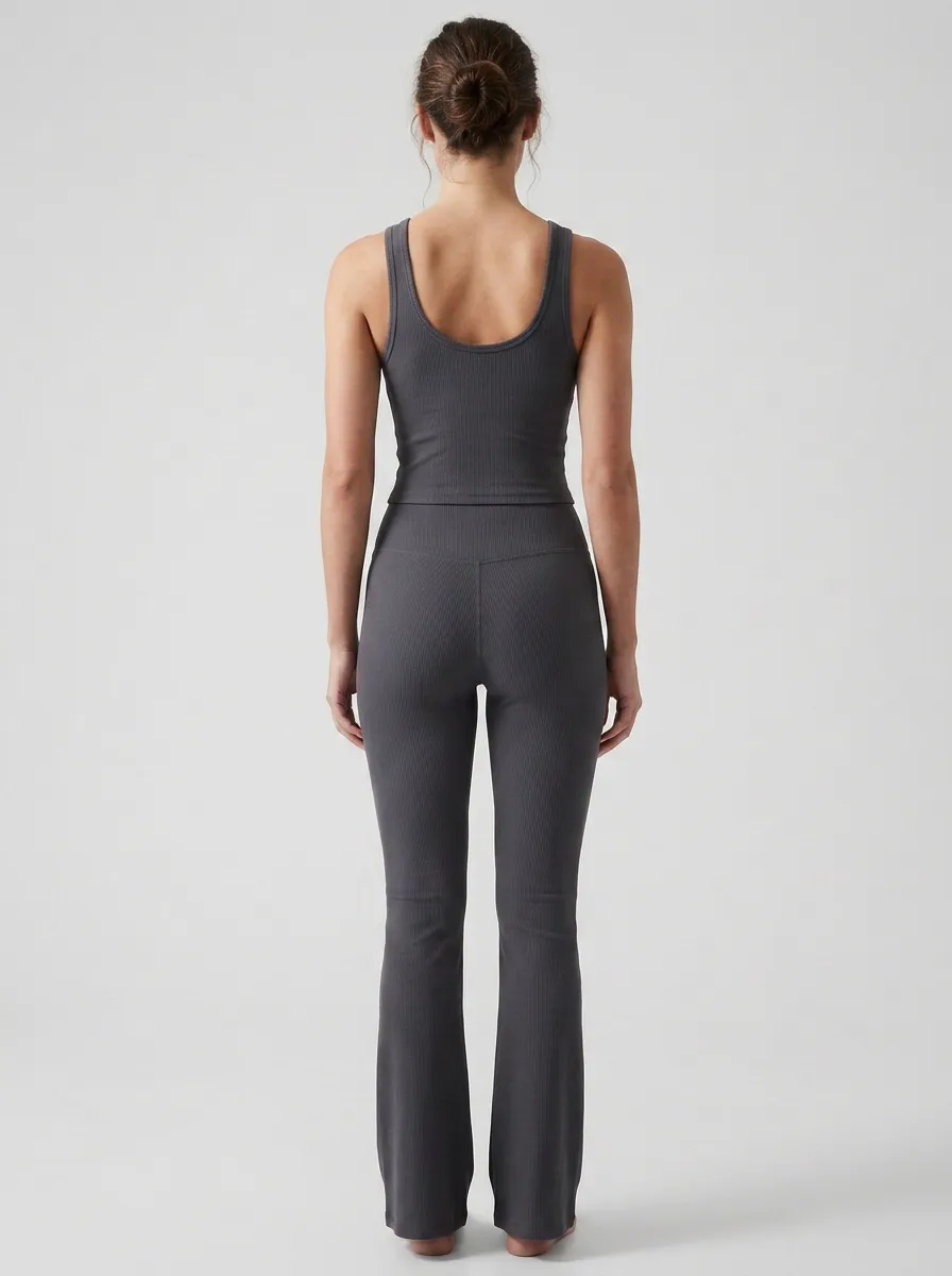 Studio Studio-Look Women's Tank Top Flare Pants Active Set