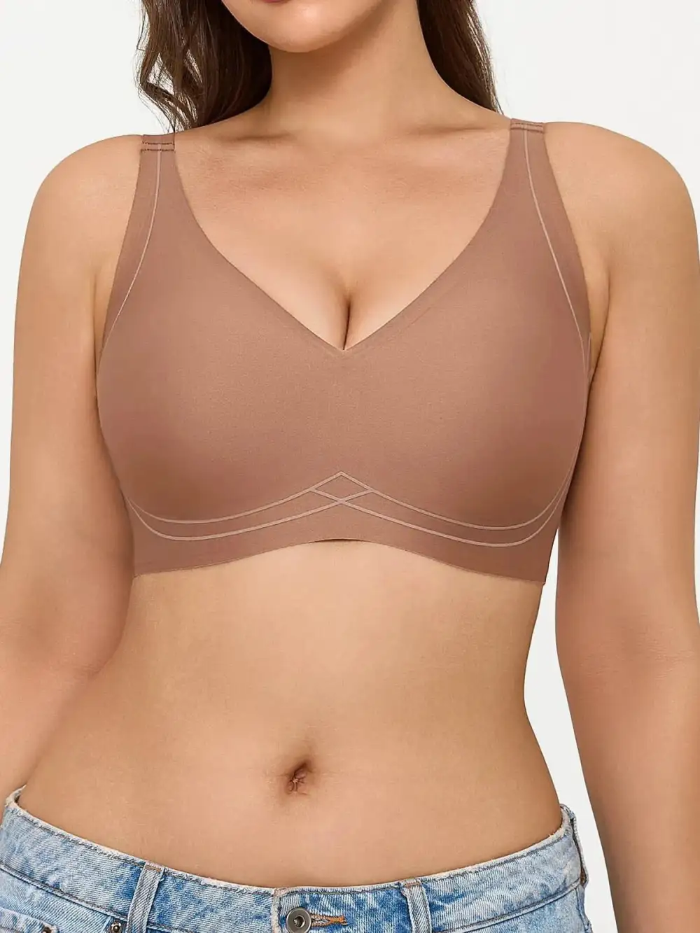 Seamless Wireless Comfort Silky Bra
