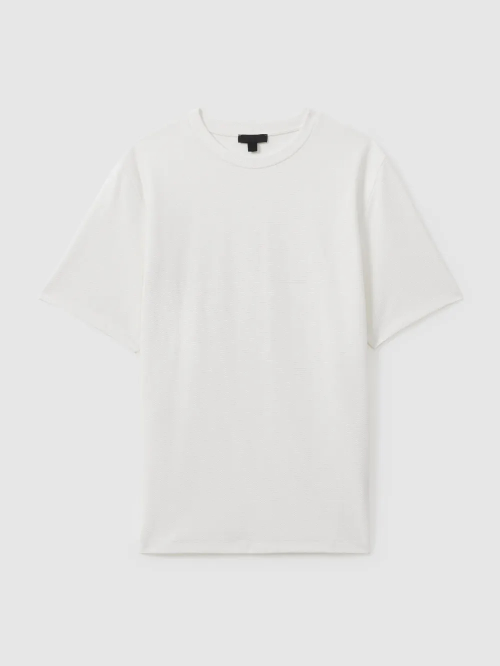 Nylon Breathable Round Neck Solid Color Short Sleeves