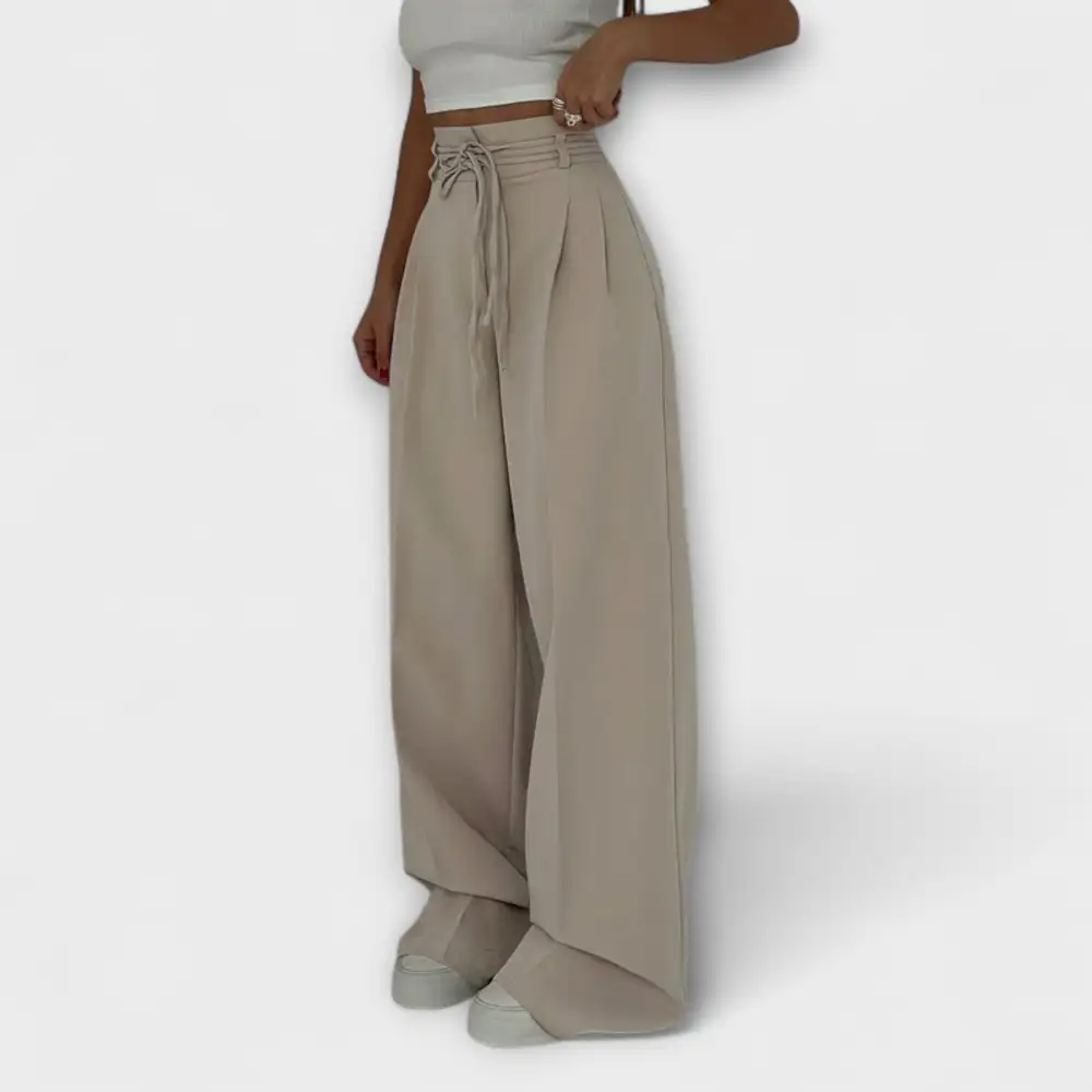 Lace Up Lightweight Trousers