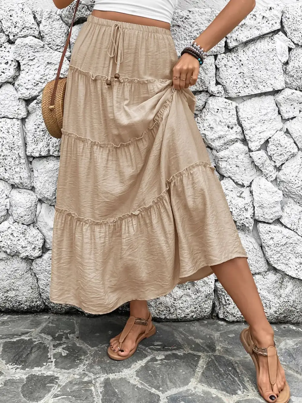 Everyday Tiered Frill Skirt