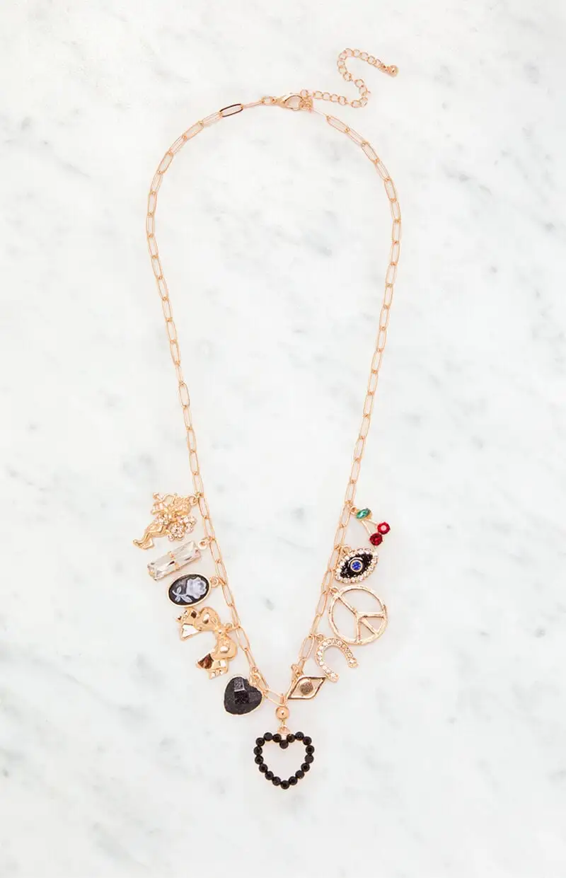 LA Hearts Ella Charm Necklace