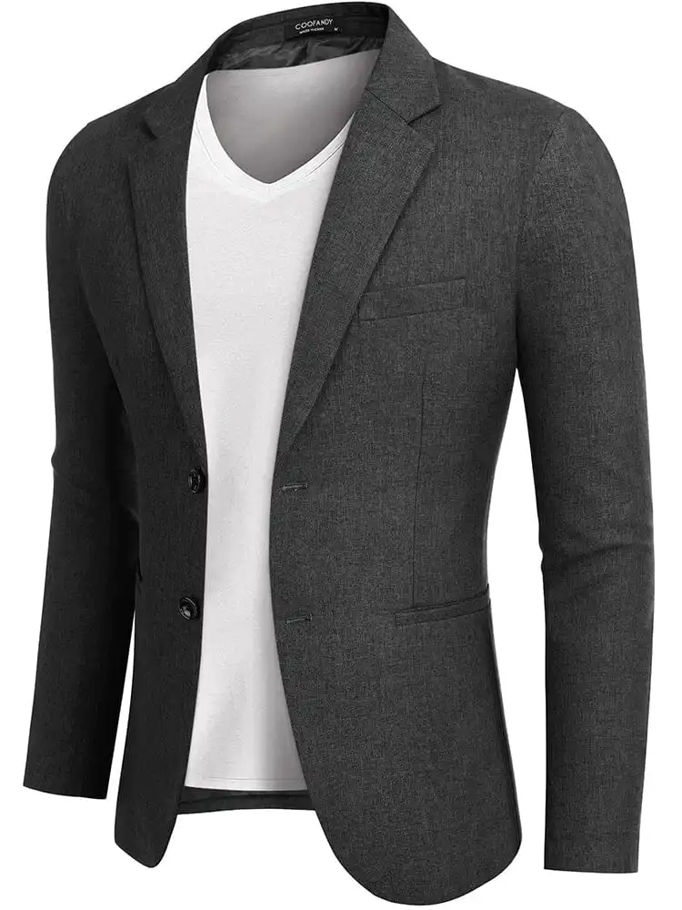 Classic Two Button Suit Jacket