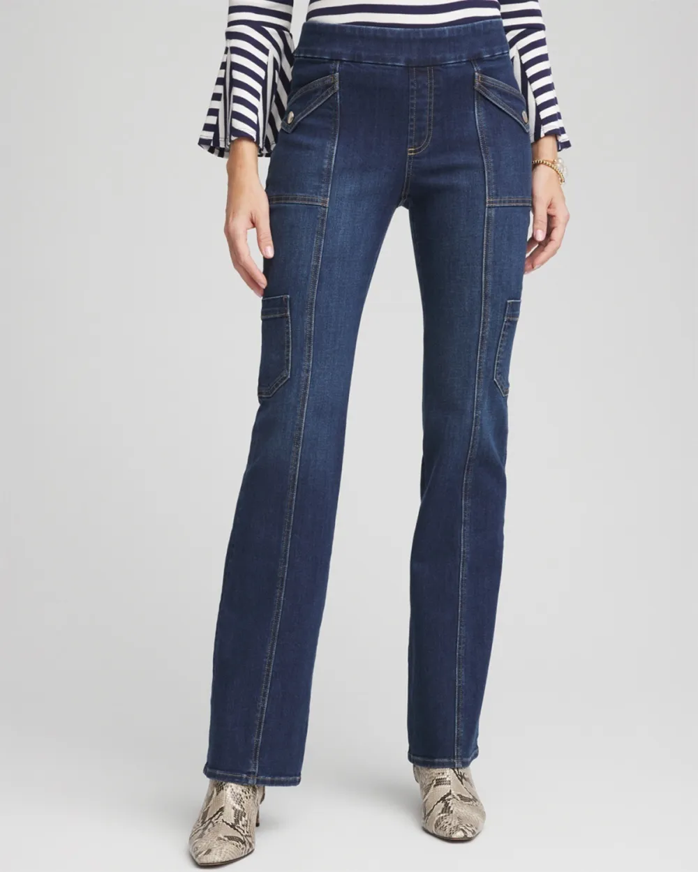 Multi Pocket Cargo Jeans