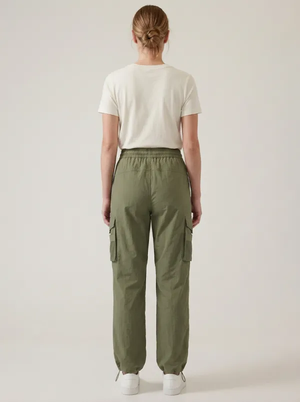 Everyday Drawstring Pocket Breathable Cargo Pants