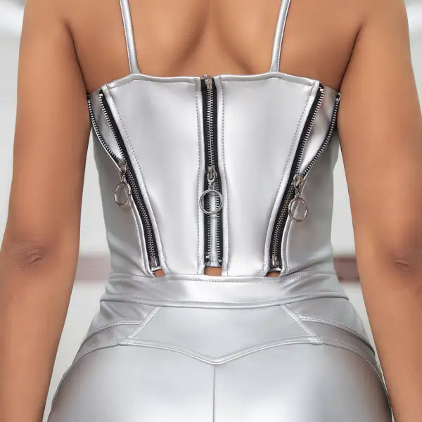 Edgy Futuristic Club Jumpsuit