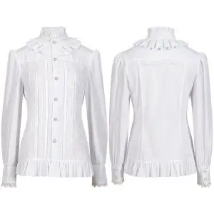 Effortless Lace Ruffled Blouse