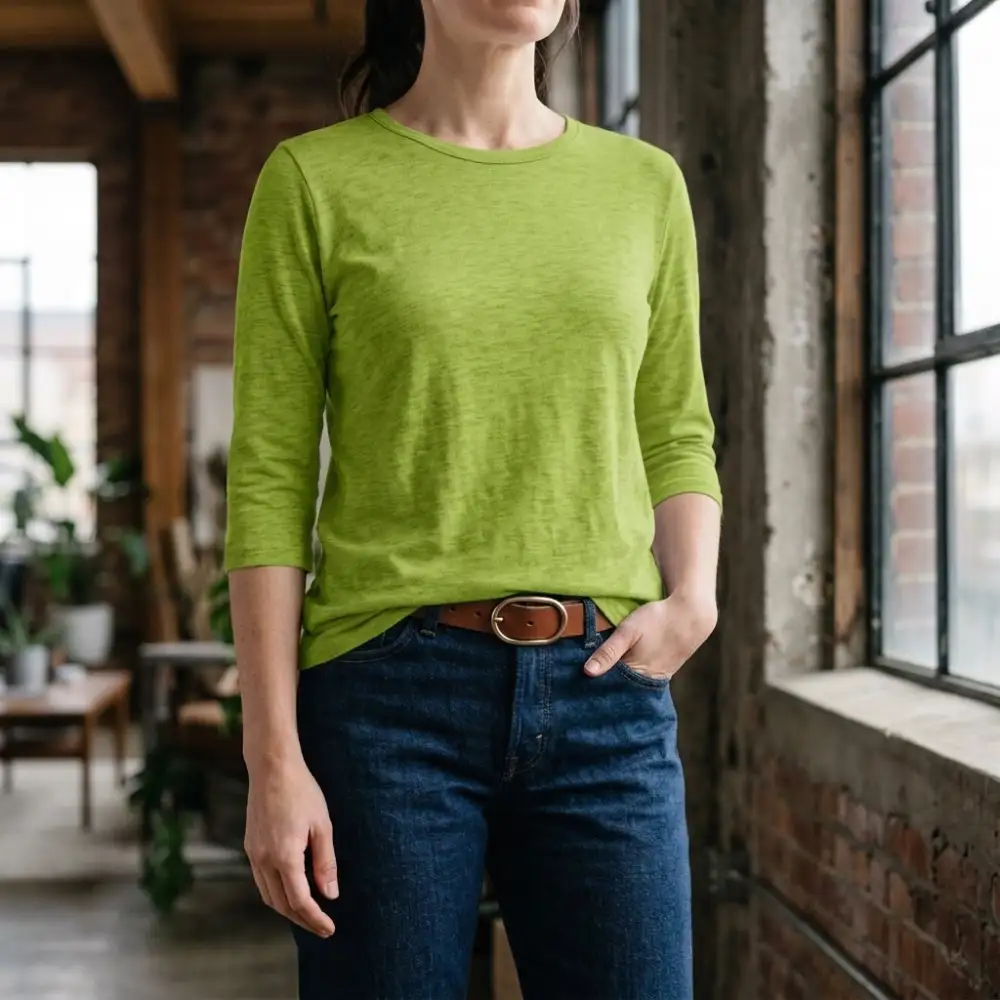 Crew-Neck Relaxed Top