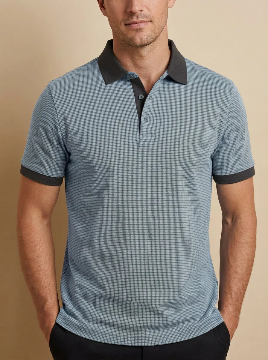 Outdoor-Inspired Classic Men's Polo Shirt